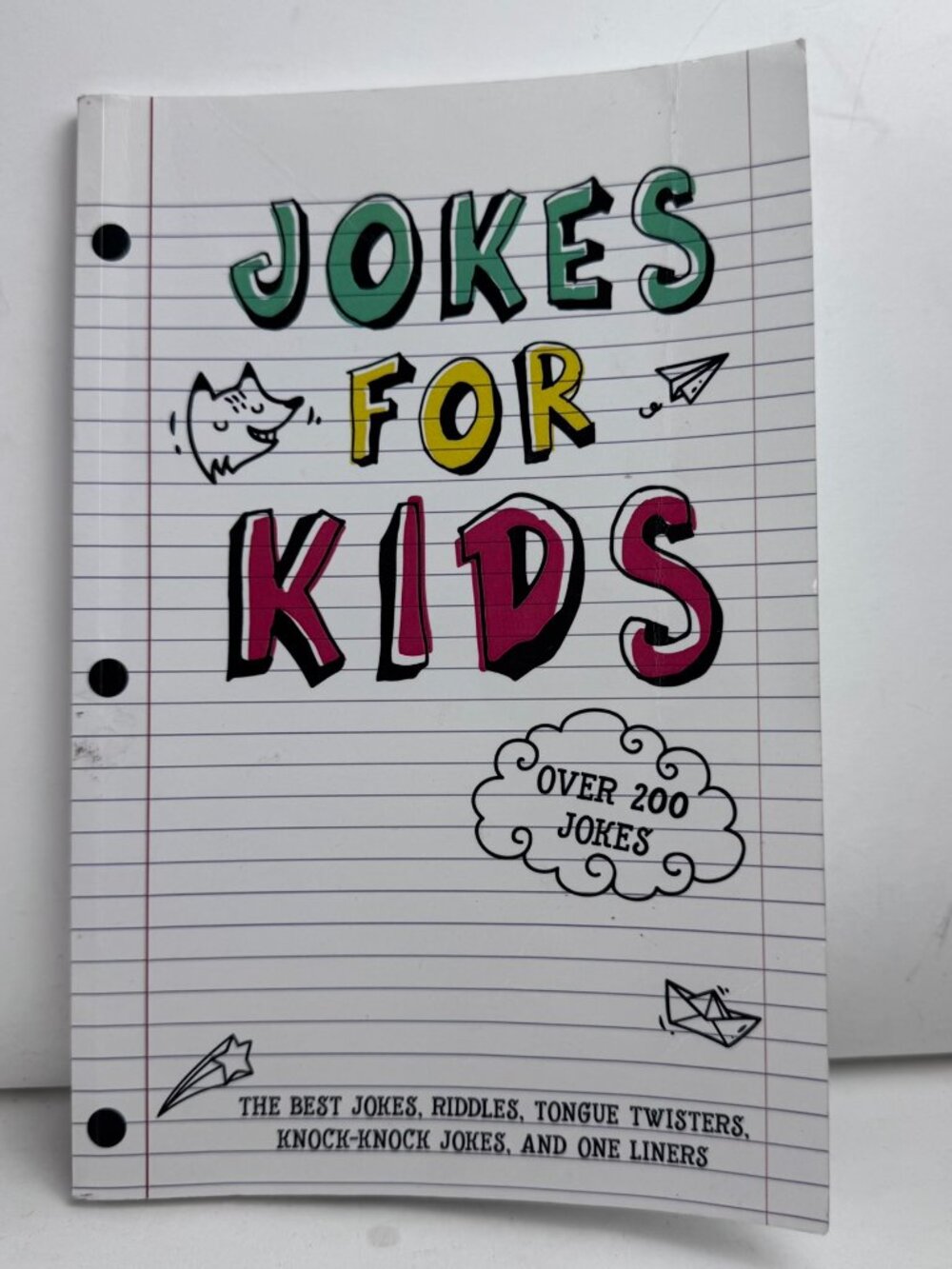 Jokes For Kids Over 200 Riddles Tongue Twisters Knock Knock Clean Humor Book PB